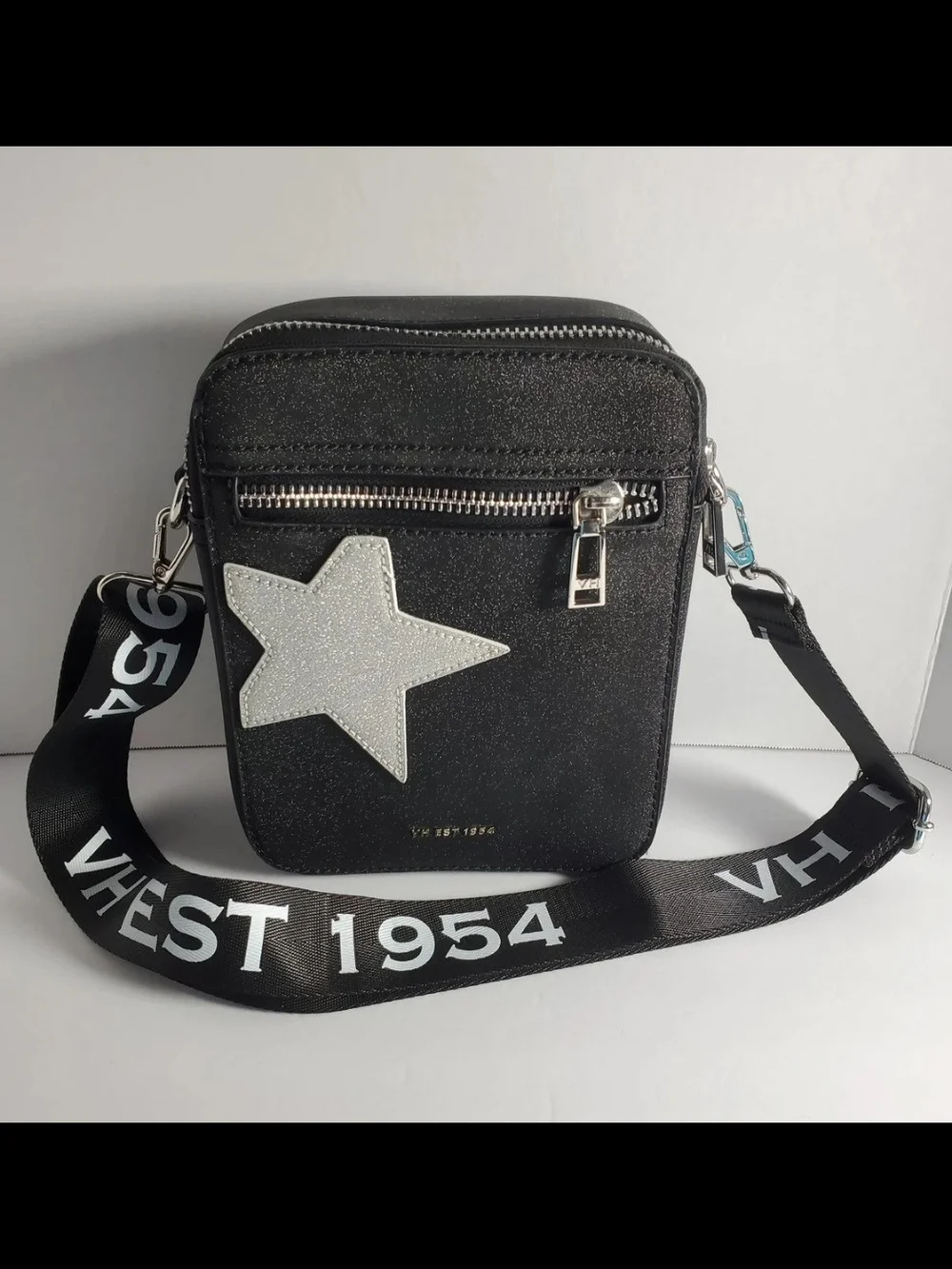 Vintage Havana Rocker Crossbody Bag.